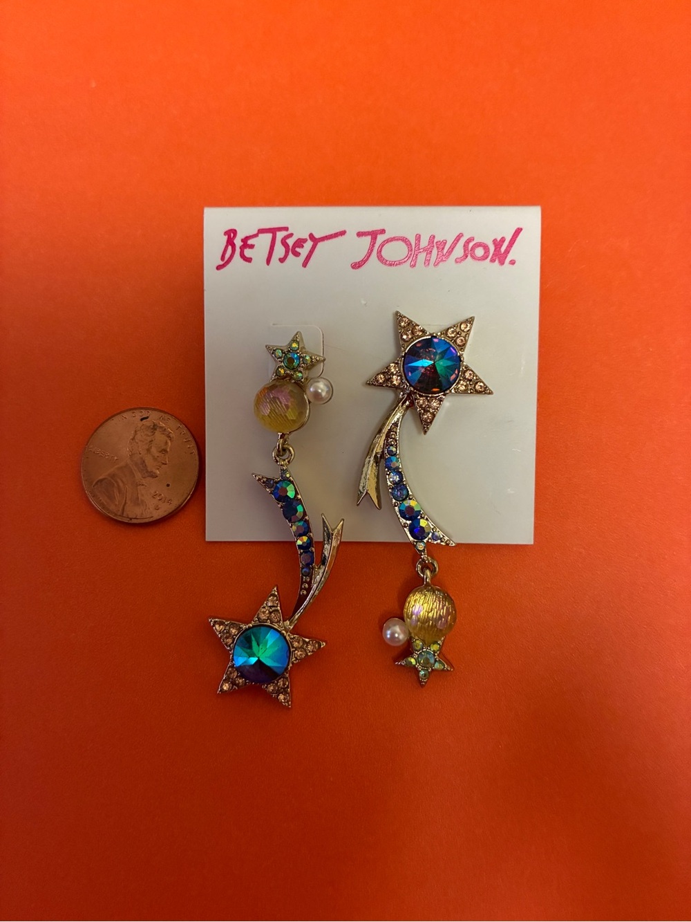 Betsey Johnson Celestial Earrings